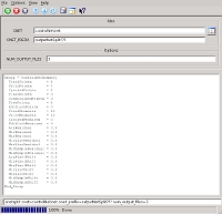 Screenshot of GUI command.