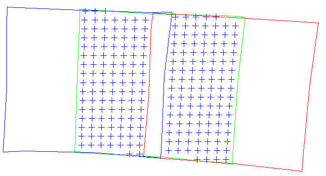 Image showing contorl points generated by autoseed