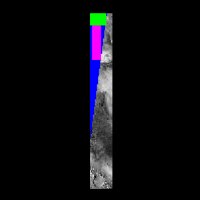 Output image showing results of the cropspecial application