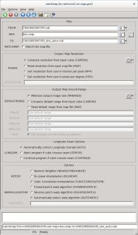 cam2map LONSEAM=AUTO GUI