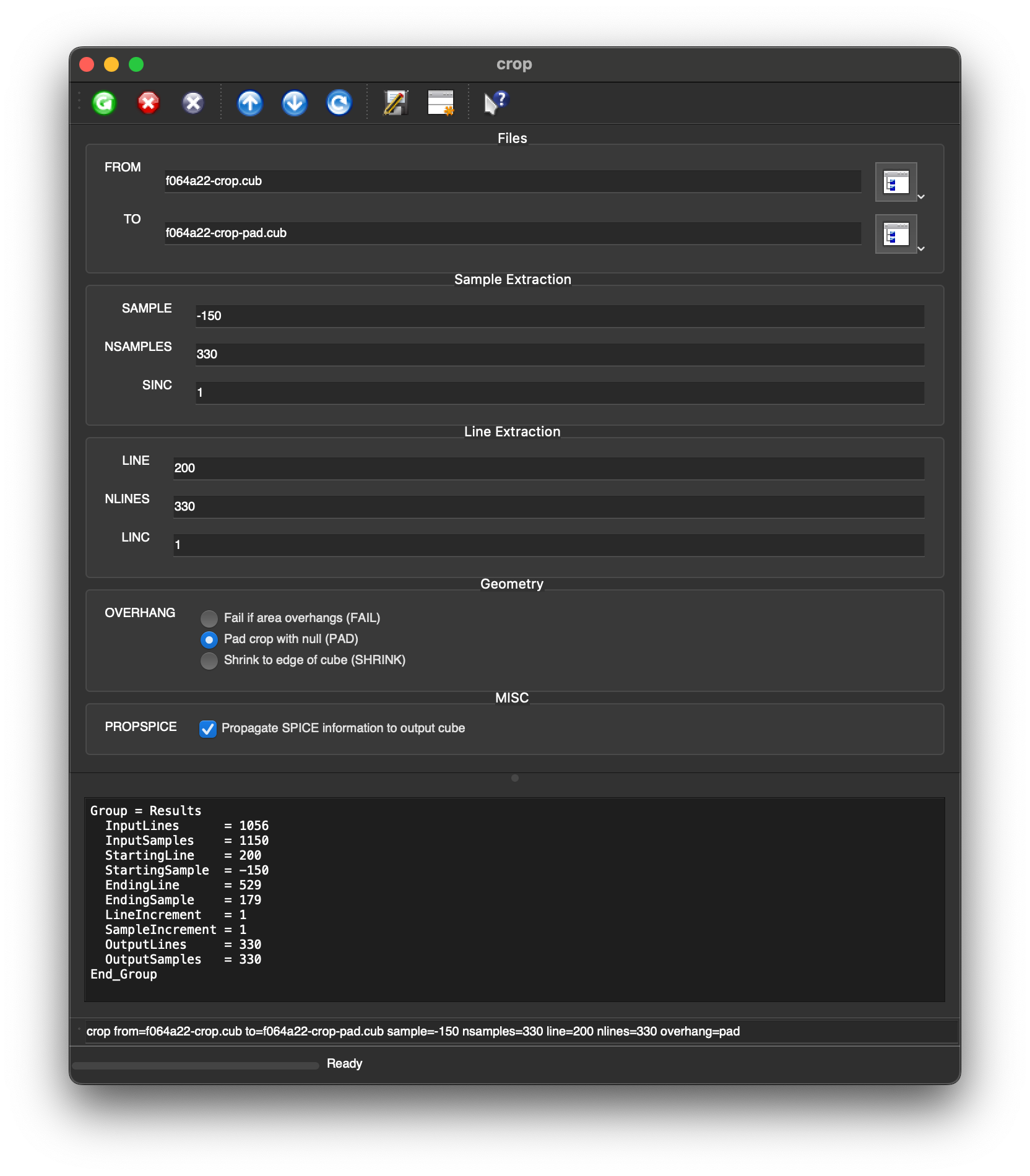Crop GUI