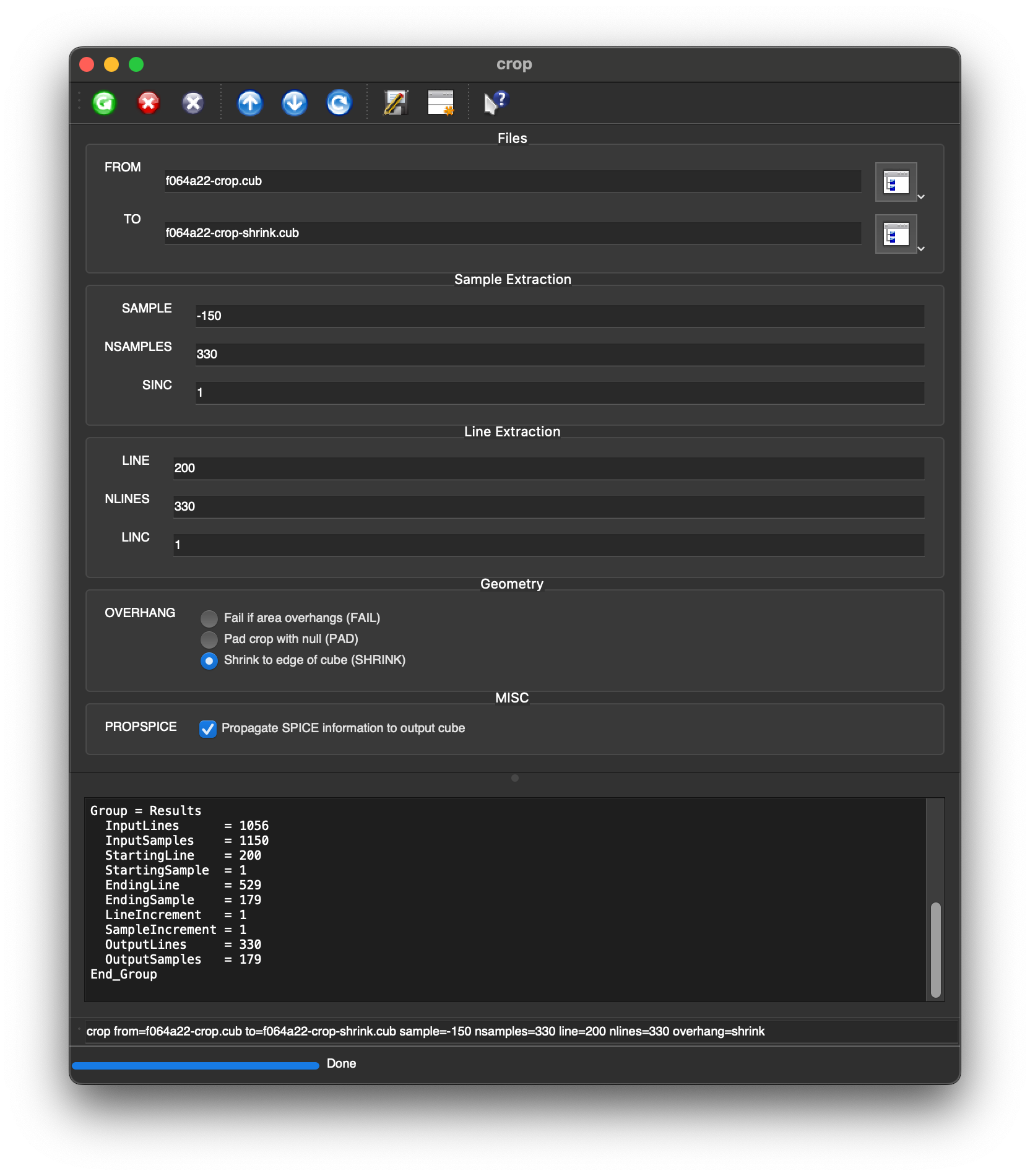 Crop GUI